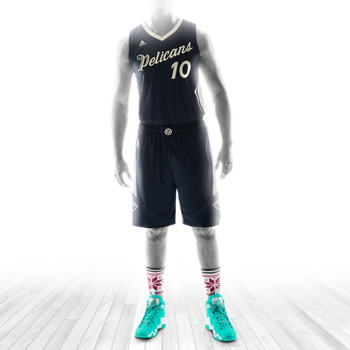 pelicans christmas day jersey