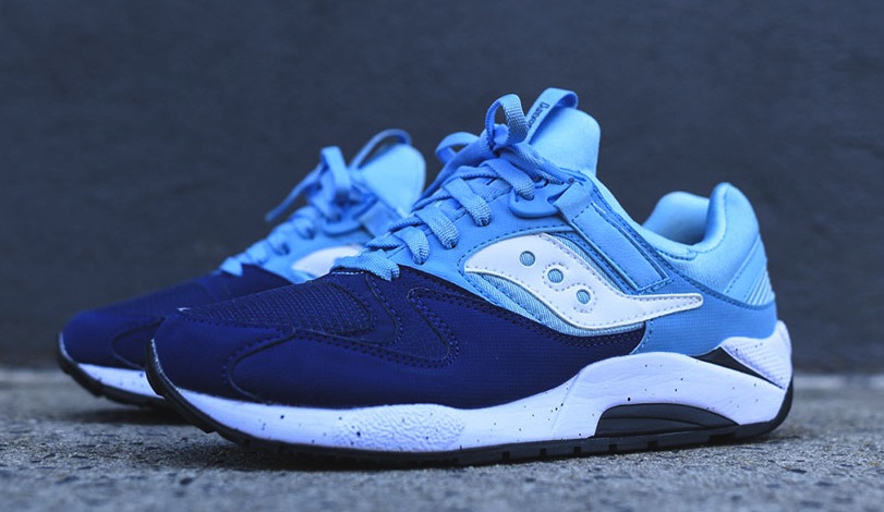 saucony grid 9000 red and blue
