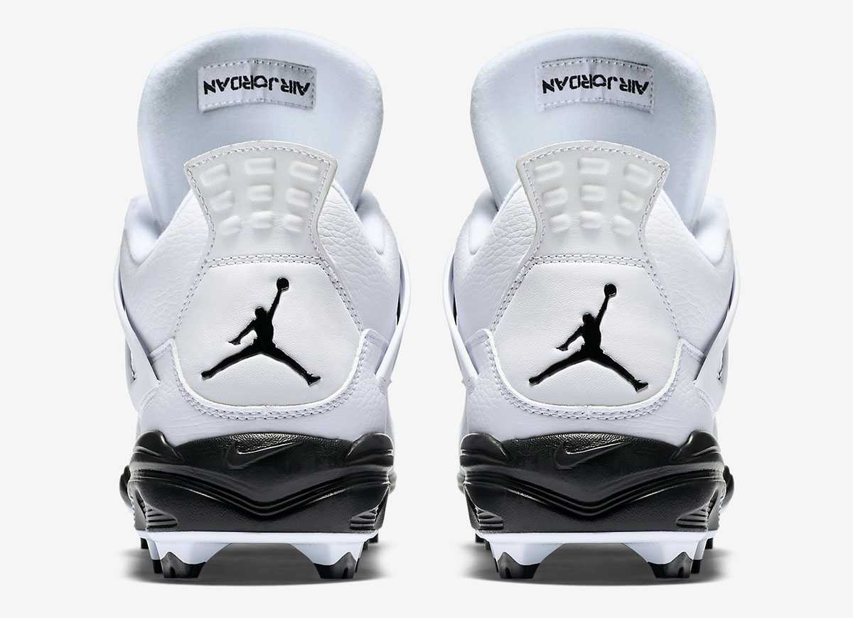 Air Jordan 4 Cleat White Black
