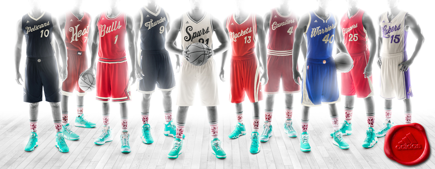 Christmas NBA adidas Uniforms 2015