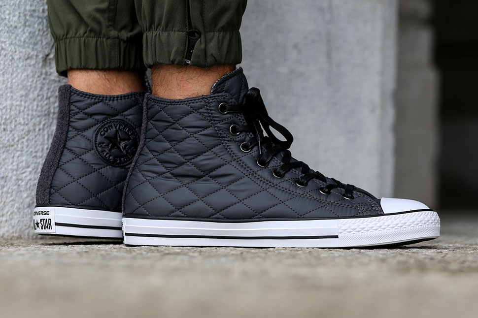 converse chuck taylor all star descent quilted leather ox w
