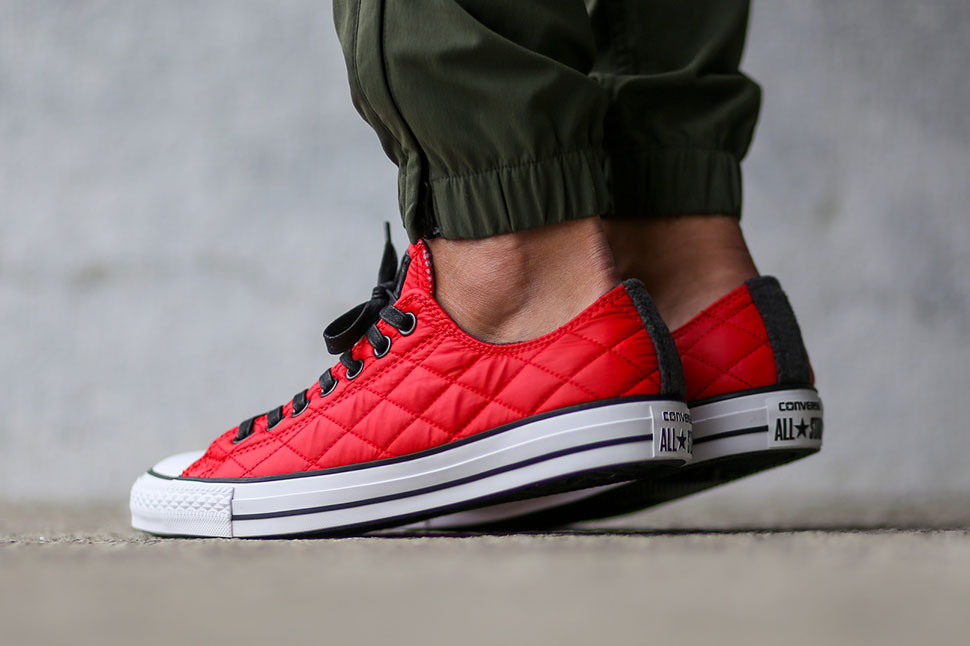 converse quilted shoes