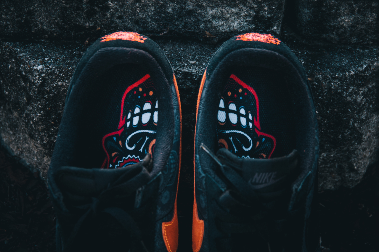 Day of the Dead Nike Cortez