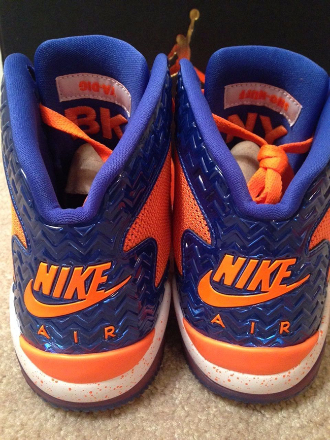 Jordan Air Spike 40 Knicks Orange Blue
