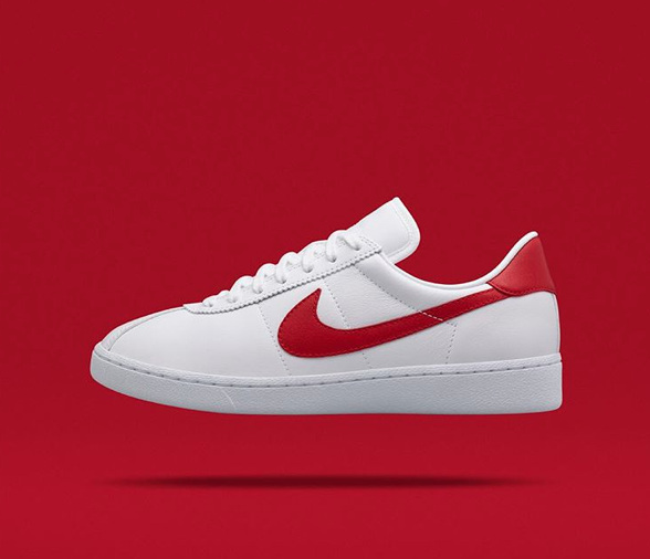 nike bruin white red marty mcfly
