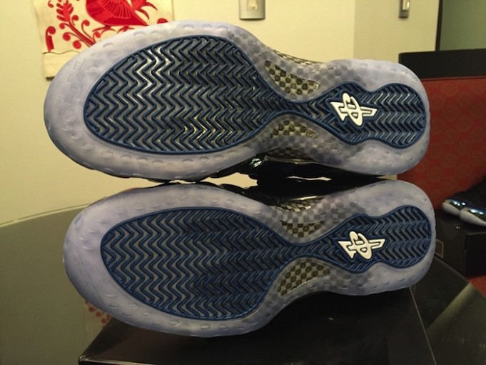 foamposite one blue mirror