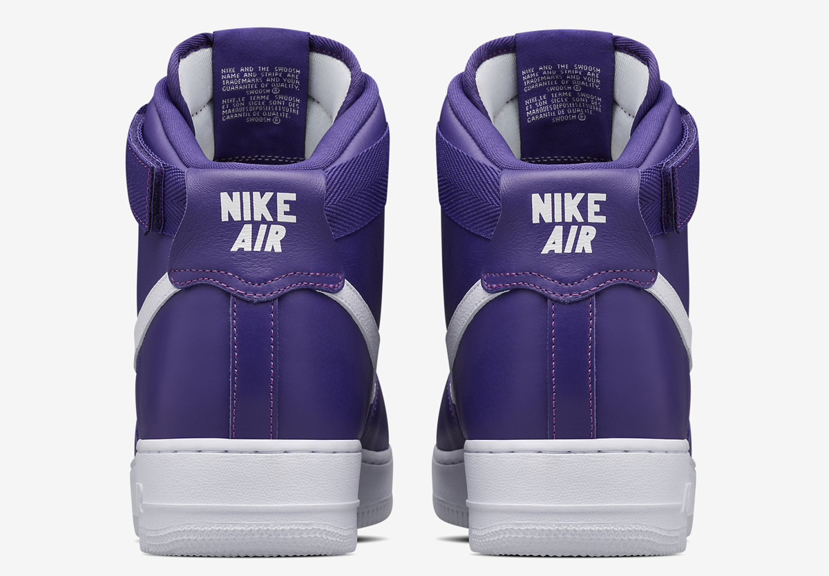 Nike Air Force 1 High Purple Leather White