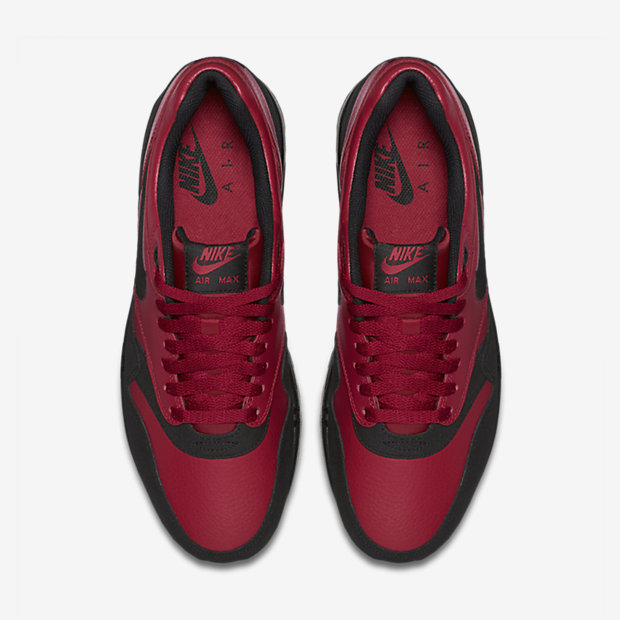Nike Air Max 1 Leather Premium Gym Red Black