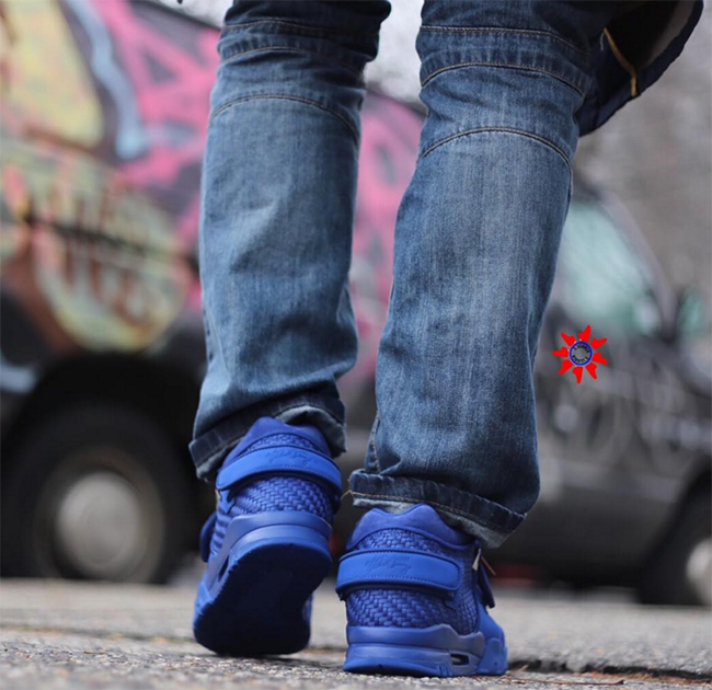 Nike Air Trainer Cruz Rush Blue On Feet