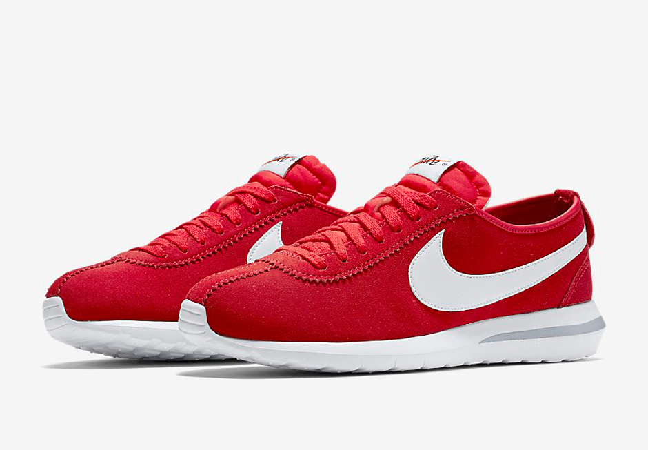 Nike Roshe Cortez Tonal Suede Red Blue Green