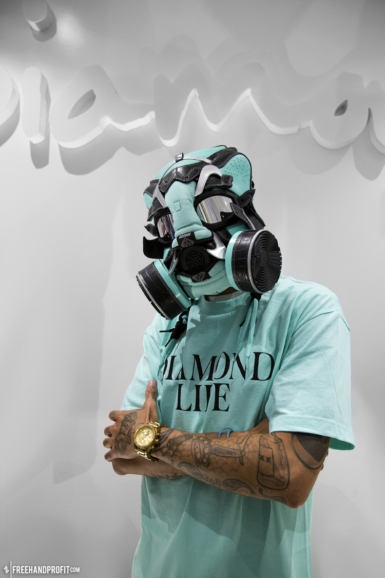 Nike SB Dunk Low Tiffany Gas Mask by Freehand Profit