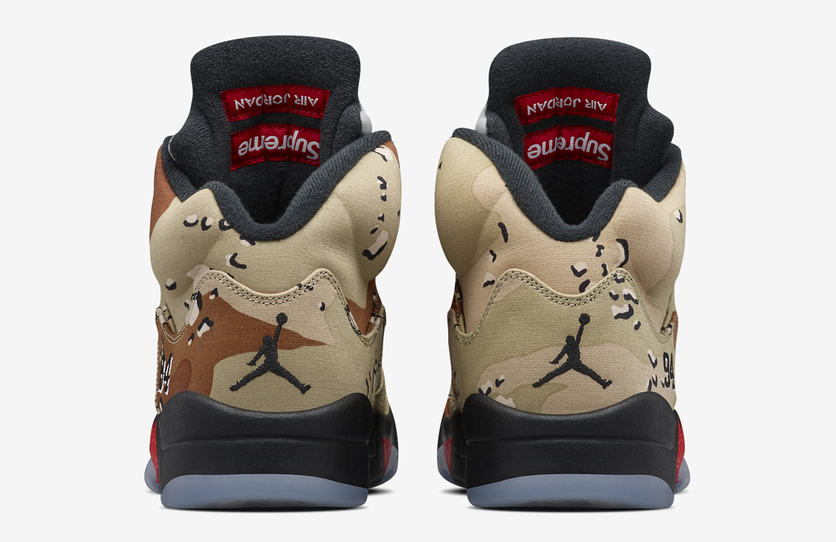 Supreme Camo Air Jordan 5 Nike Online Release