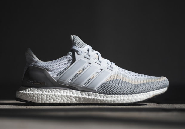 ultra boost gray and white