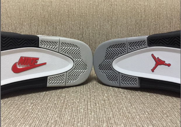 Air Jordan 4 Nike Air 2016 vs Air Jordan 4 White Cement Retro 2012 Jumpman 