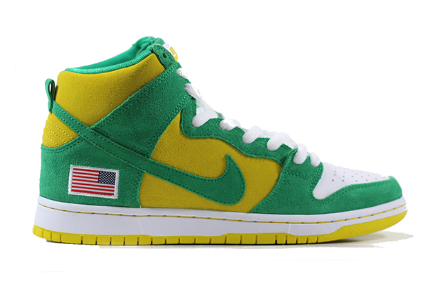 yellow and green dunks