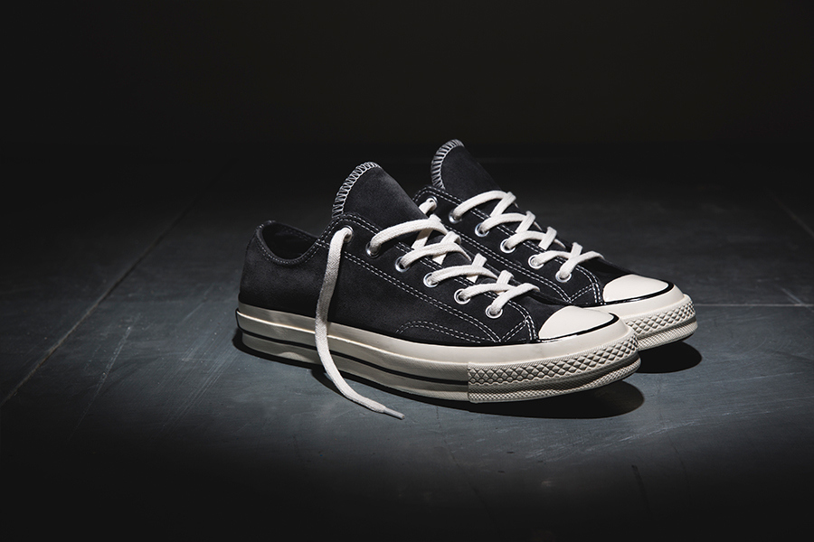 converse charcoal suede