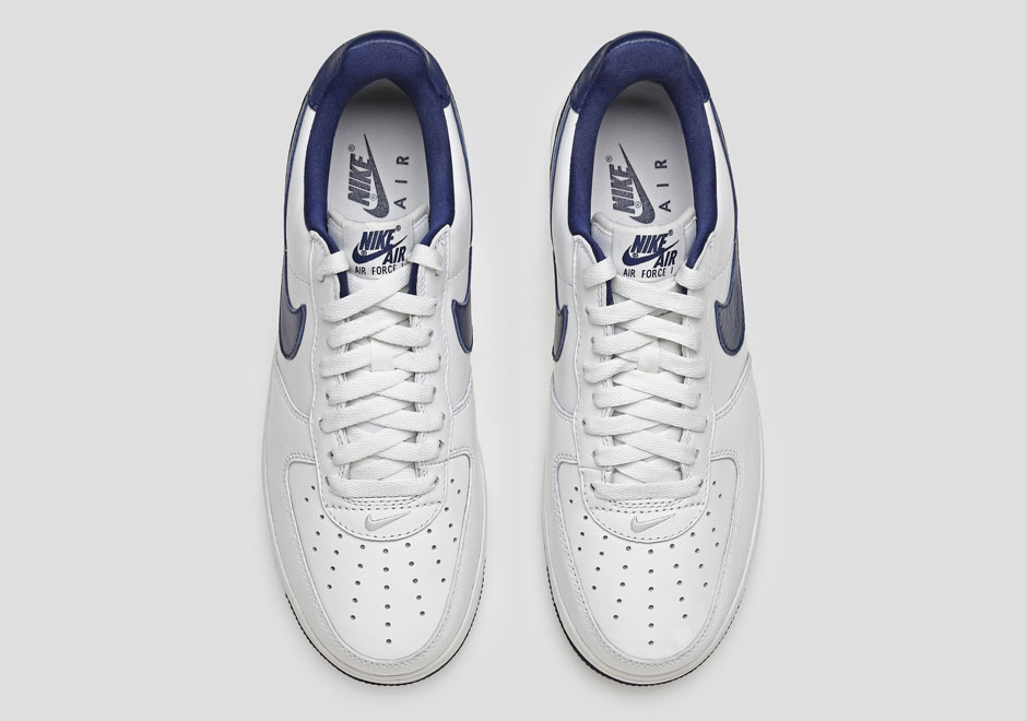 Nike Air Force 1 Low Nai Ke White Navy Blue