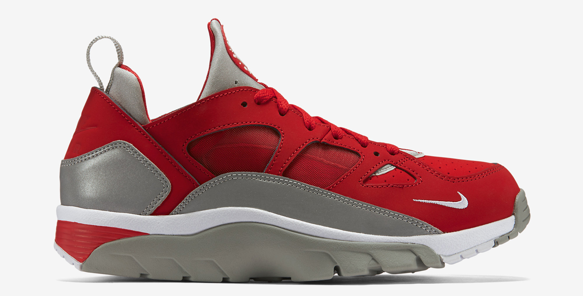 Nike Air Huarache Trainer Low Red Silver Reflective