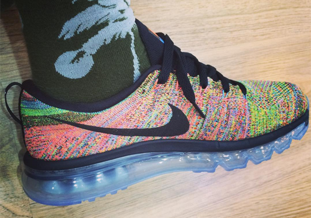 nike air max flyknit multicolor