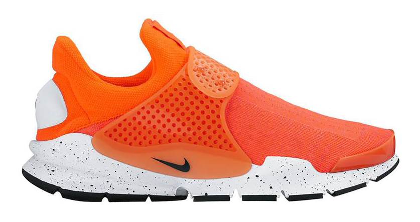 Orange White Nike Sock Dart