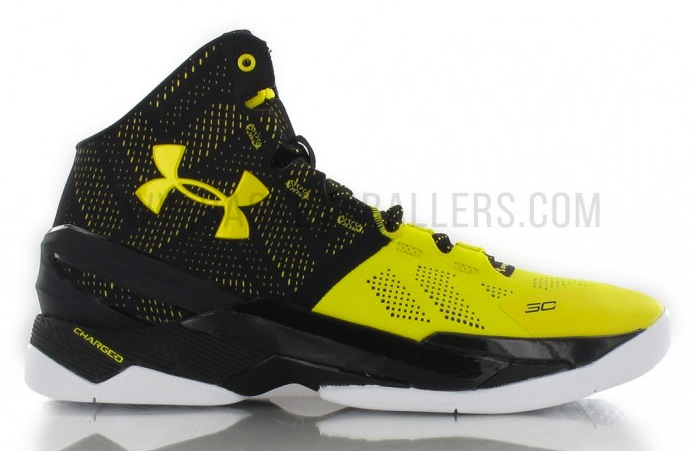 Under Armour Curry 2 Long Shot Black Yellow