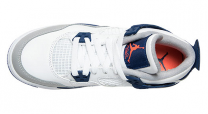 white blue and orange 4s