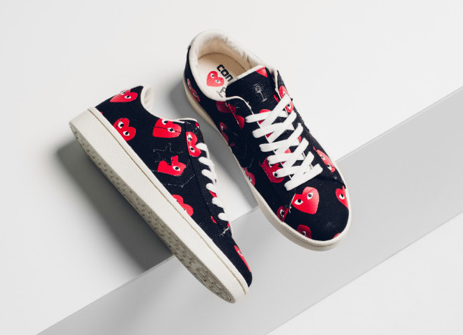 Converse Comme Des Garcons PLAY Pro Leather Collection