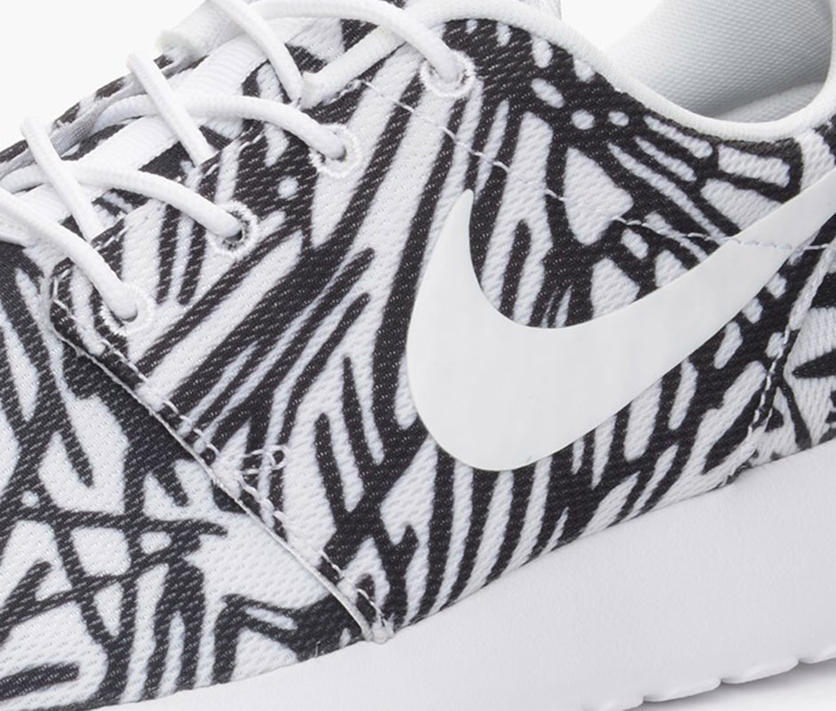 Nike Roshe One Print White Black