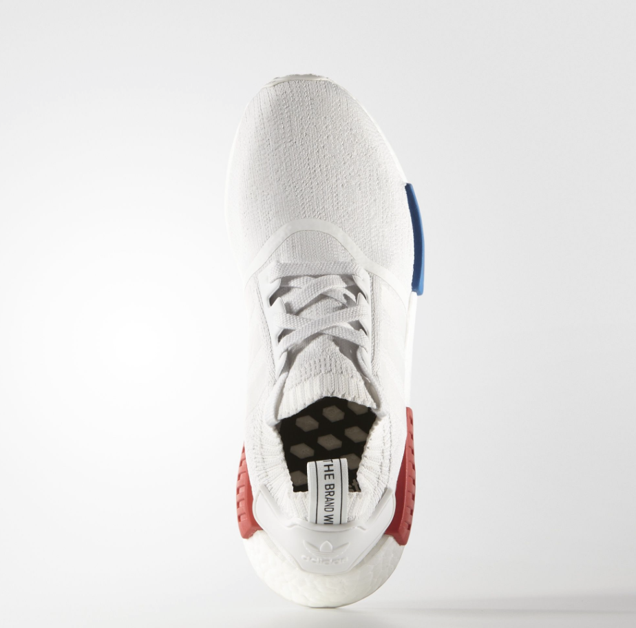 adidas NMD Runner Primeknit White Red Blue