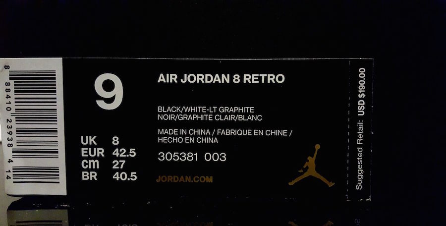 air Jordan Retro 8 Chrome 2015