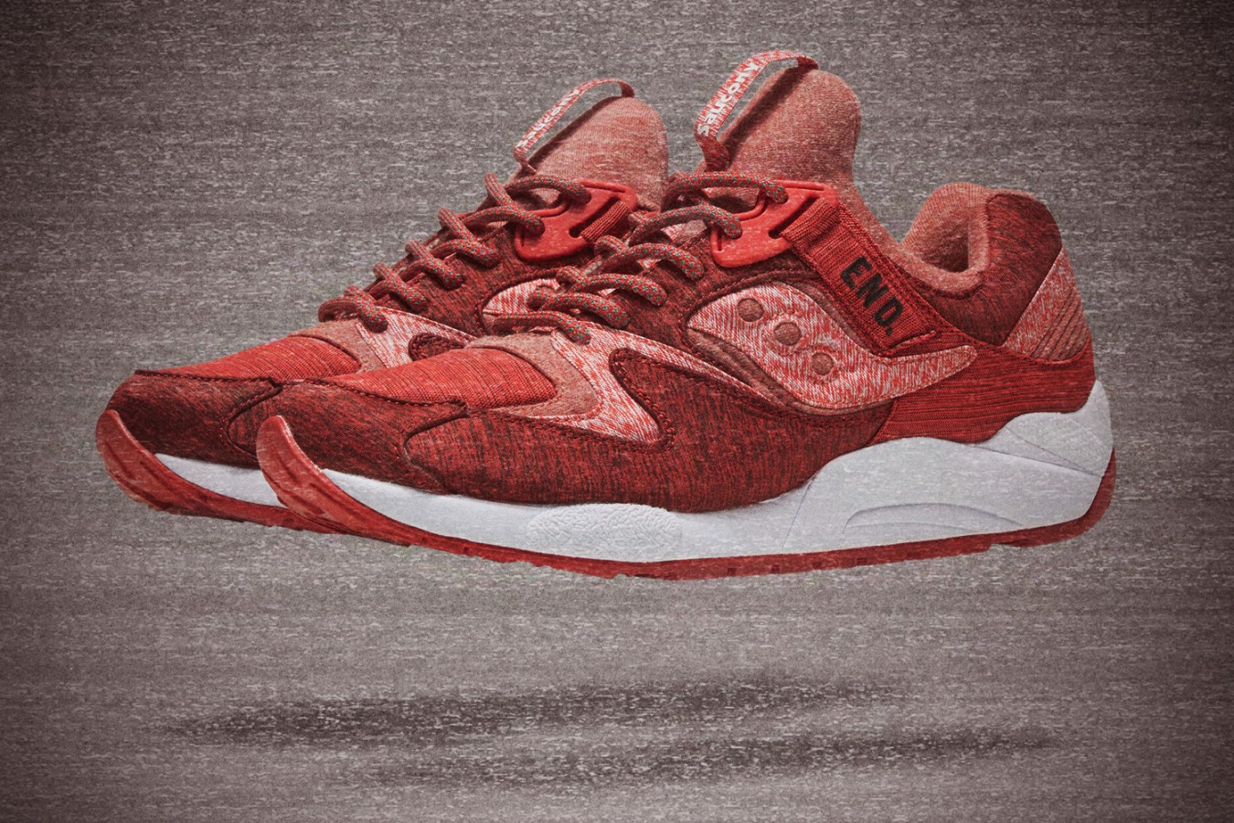 END Saucony Grid 9000 Red Noise