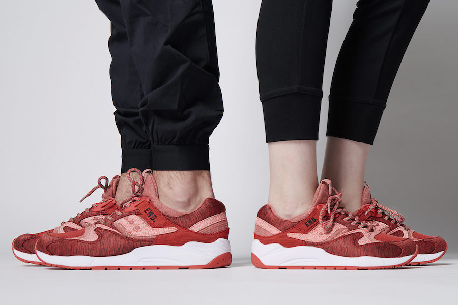 end x saucony grid 9000 red noise