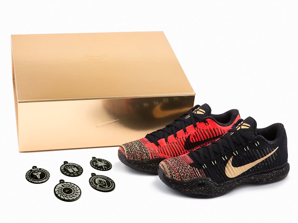 Five Rings Nike Kobe 10 Elite Low Christmas Packaging