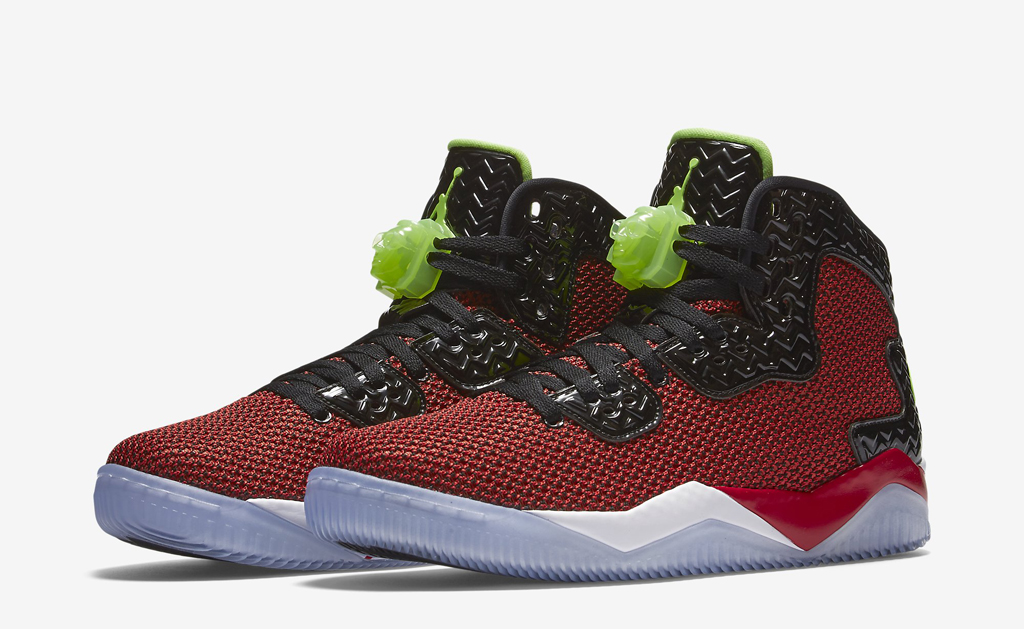 Jordan Air Spike 40 Dunk From Above Red Ghost Green