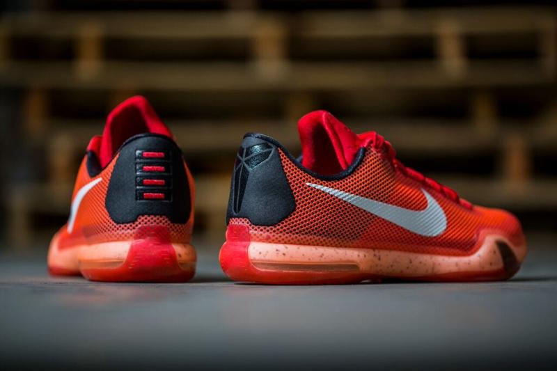Nike Kobe 10 Red Crimson Lava Release 