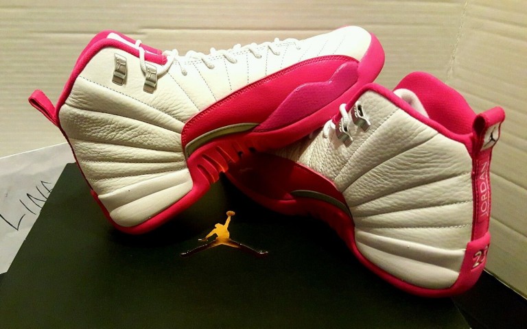 12s pink and black