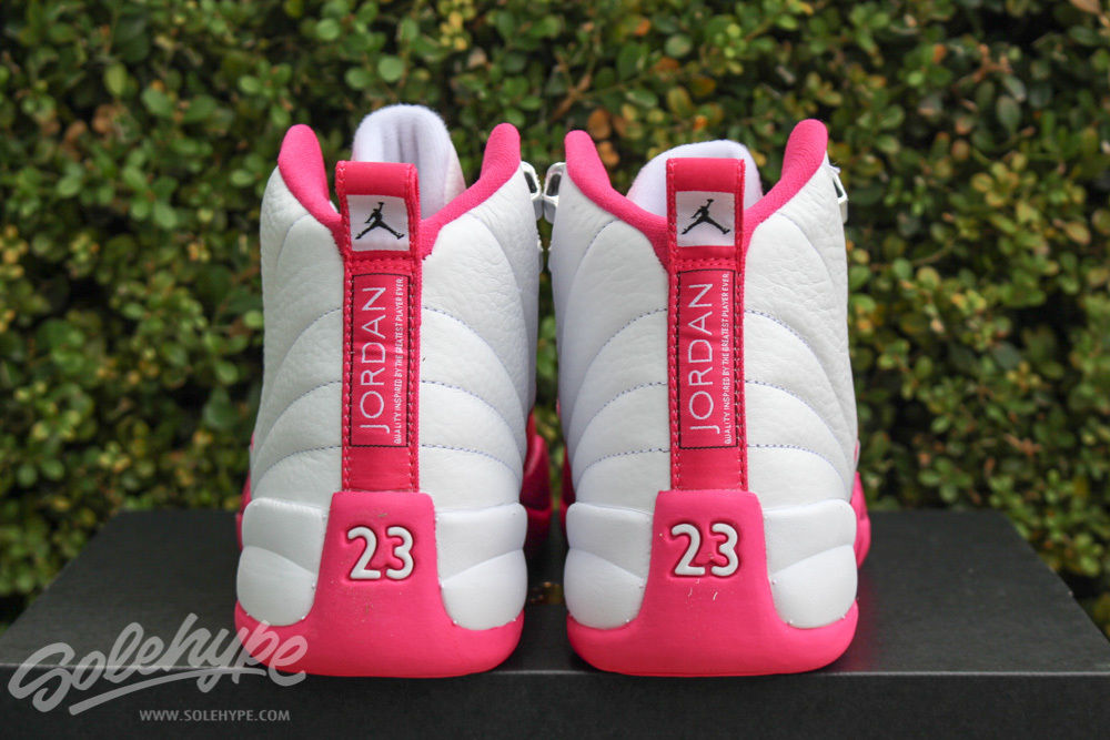 Air Jordan 12 GS Vivid Pink White