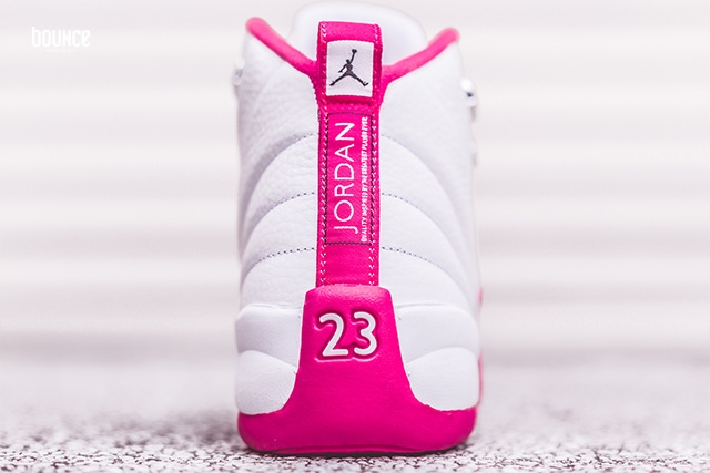 Air Jordan 12 Valentines Day White Pink
