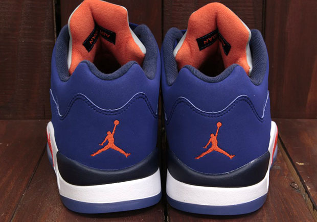 Air Jordan 5 Low Knicks Royal Blue Orange