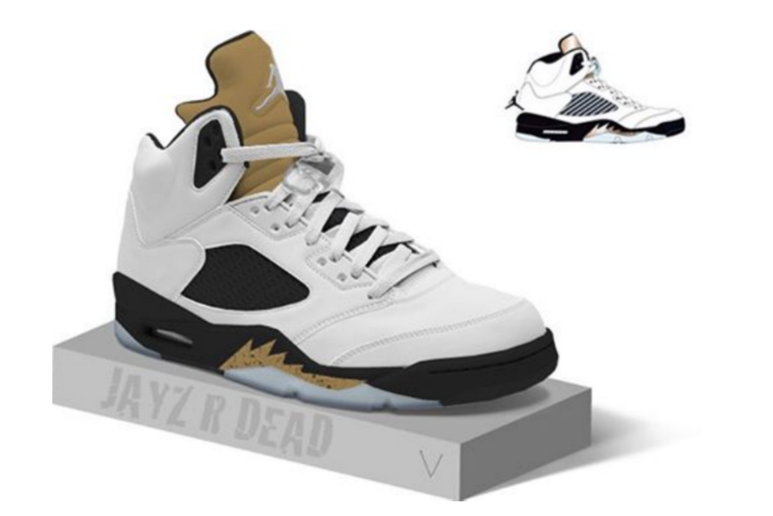 Air Jordan 5 Olympic White Black Gold Release Date
