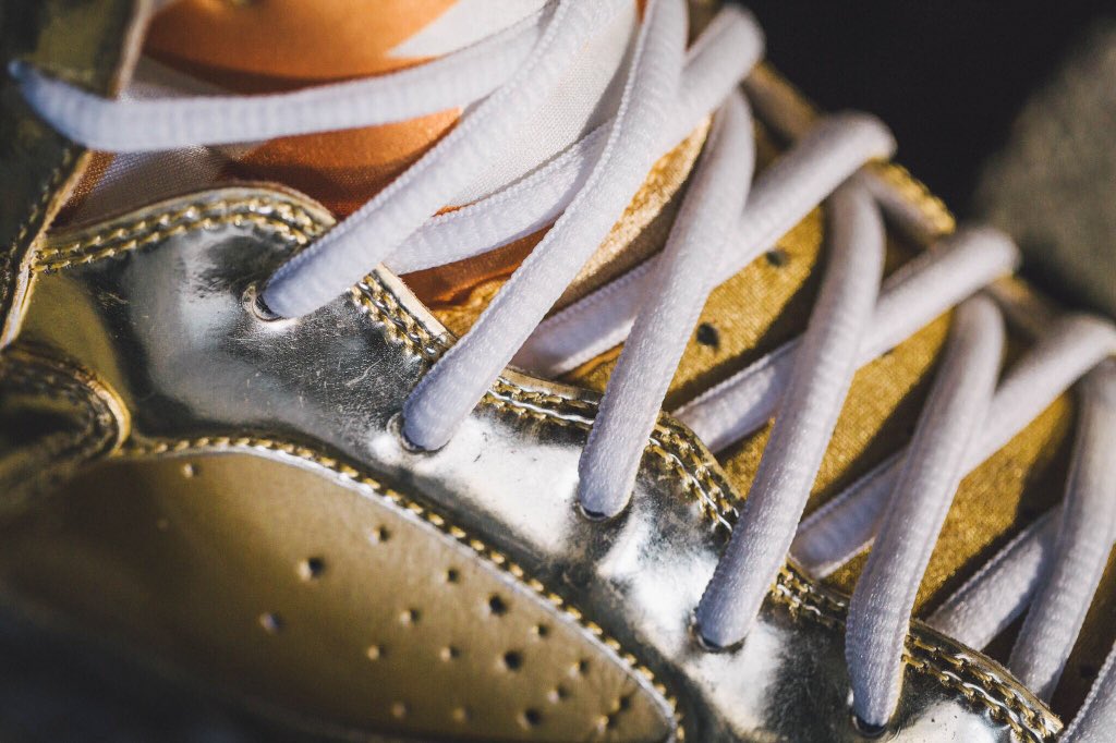 Charles Woodson Gold Air Jordan 7 Cleats