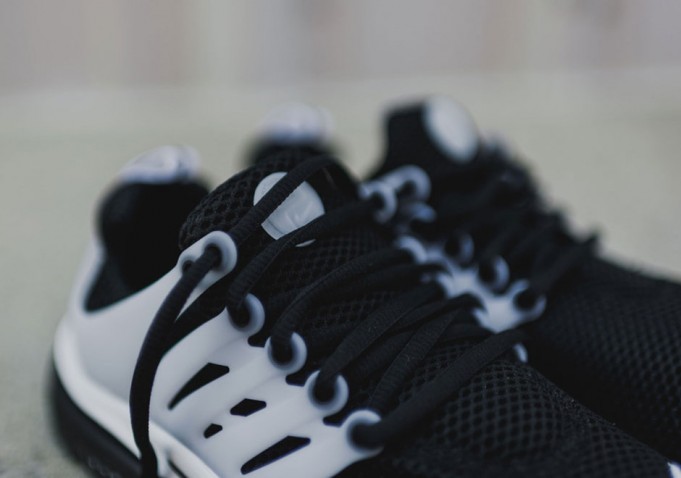 mens nike presto black and white