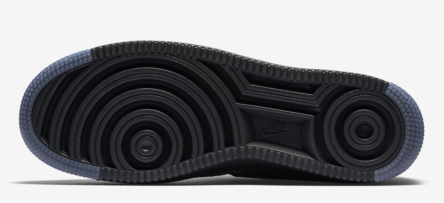 Nike Flyknit Air Force 1 Black Multicolor Release Date