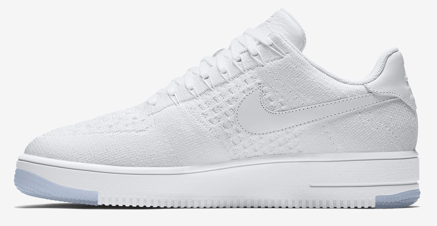 Nike Flyknit Air Force 1 White Ice Release Date