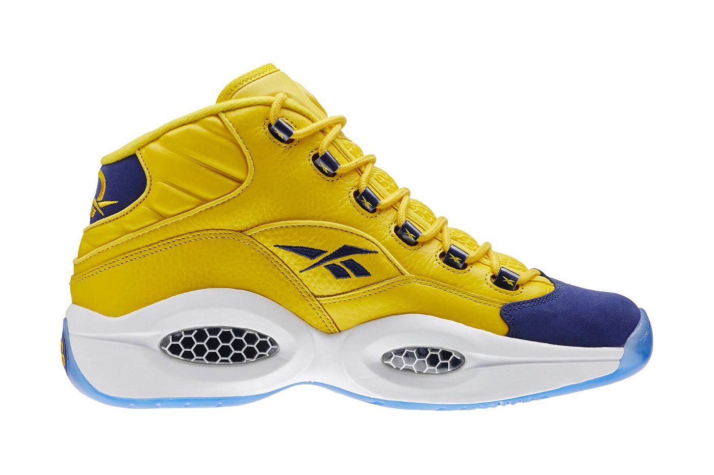 blue and white reebok questions