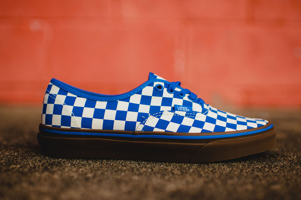 Vans Authentic Checkerboard Blue Gum