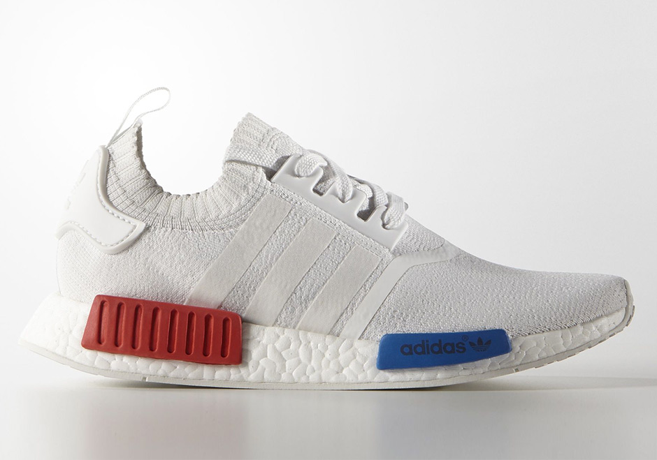 adidas NMD White Blue Red Sneaker Bar Detroit