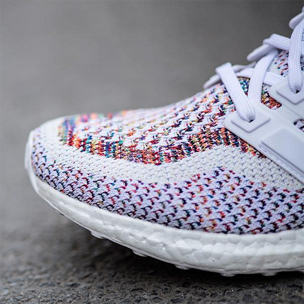 adidas Ultra Boost White Multicolor Red