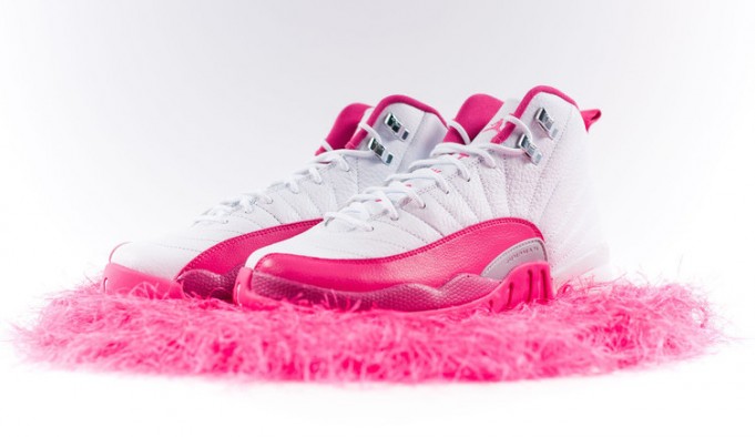 12s jordans pink