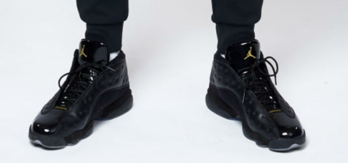 Air Jordan 13 Low Black Gold Patent Leather
